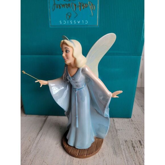 Walt Disney blue fairy making dreams come true Pinocchio 1997 sculpture collecti - Picture 6 of 10